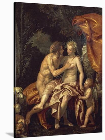 Venus and Adonis-Paolo Veronese-Stretched Canvas