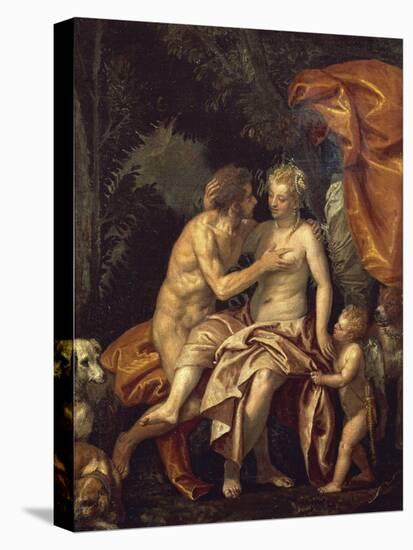 Venus and Adonis-Paolo Veronese-Stretched Canvas