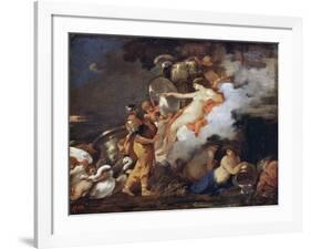 Venus and Aeneas, 17th Century-Sébastien Bourdon-Framed Giclee Print