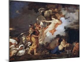 Venus and Aeneas, 17th Century-Sébastien Bourdon-Mounted Giclee Print