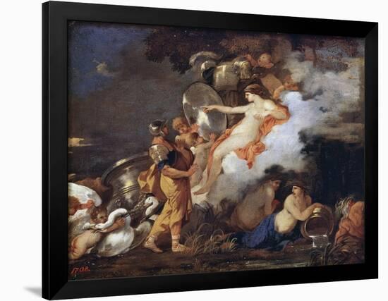 Venus and Aeneas, 17th Century-Sébastien Bourdon-Framed Giclee Print