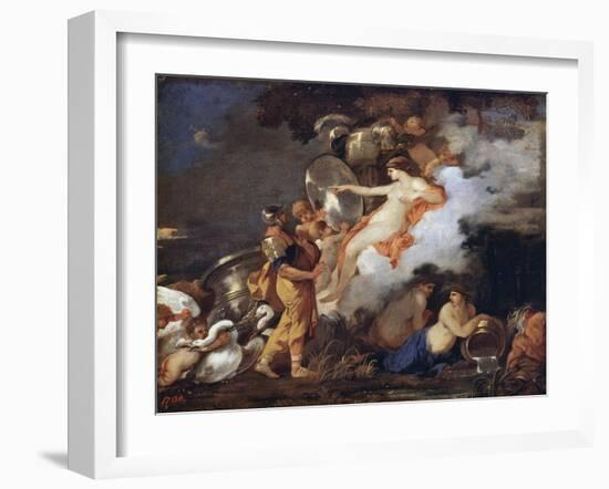 Venus and Aeneas, 17th Century-Sébastien Bourdon-Framed Giclee Print