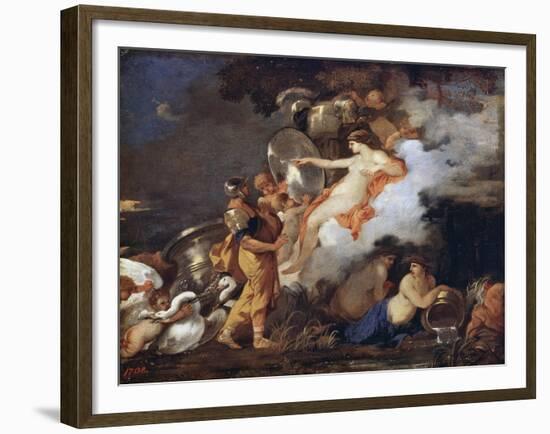 Venus and Aeneas, 17th Century-Sébastien Bourdon-Framed Giclee Print