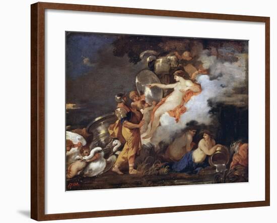 Venus and Aeneas, 17th Century-Sébastien Bourdon-Framed Giclee Print