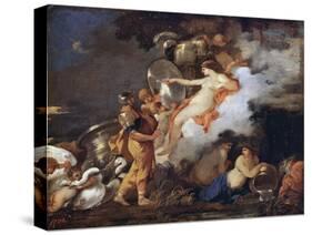 Venus and Aeneas, 17th Century-Sébastien Bourdon-Stretched Canvas