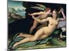 Venus and Amor by Allori, Alessandro (1535-1607). Oil on Wood, Dimension : 29X38. Galleria Degli Uf-Alessandro Allori-Mounted Giclee Print