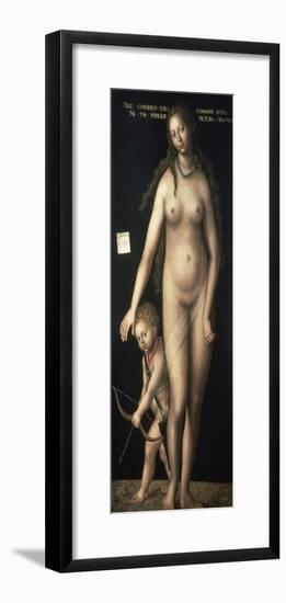 Venus and Amor-Lucas Cranach the Elder-Framed Giclee Print