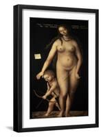 Venus and Cupid, 1509-Lucas Cranach the Elder-Framed Giclee Print