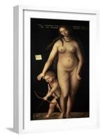 Venus and Cupid, 1509-Lucas Cranach the Elder-Framed Giclee Print