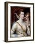 Venus and Cupid, 1592 (Oil on Canvas)-Lavinia Fontana-Framed Giclee Print