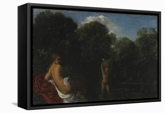 Venus and Cupid, 1600-05-Adam Elsheimer-Framed Stretched Canvas