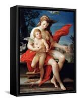 Venus and Cupid, 1785-Pompeo Batoni-Framed Stretched Canvas