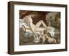 Venus and Cupid, c.1555-Lambert Sustris-Framed Giclee Print