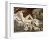 Venus and Cupid, c.1555-Lambert Sustris-Framed Giclee Print