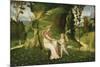 Venus and Cupid in a Landscape, c.1505/1515-Giorgione-Mounted Giclee Print