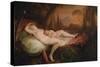 Venus and Cupid in a Wooded Landscape-Henry Tresham-Stretched Canvas