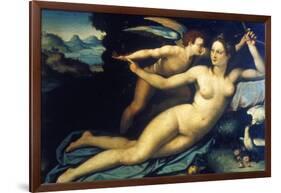 Venus and Cupid, Mid 16th Century-Agnolo Bronzino-Framed Giclee Print