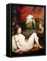 Venus and Cupid, or 'The Wanton Bacchante'-Sir Joshua Reynolds-Framed Stretched Canvas