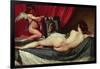 Venus and Cupid (Venus of the Mirror or Rockeby Venus)-Diego Velazquez-Framed Giclee Print