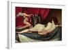 Venus and Cupid (Venus of the Mirror or Rockeby Venus)-Diego Velazquez-Framed Giclee Print