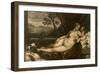 Venus and Cupid-Titian (Tiziano Vecelli)-Framed Giclee Print