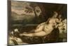 Venus and Cupid-Titian (Tiziano Vecelli)-Mounted Giclee Print