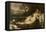 Venus and Cupid-Titian (Tiziano Vecelli)-Framed Stretched Canvas