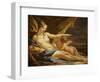 Venus and Cupid-Giovanni Antonio Pellegrini-Framed Giclee Print