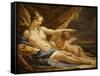 Venus and Cupid-Giovanni Antonio Pellegrini-Framed Stretched Canvas