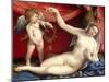 Venus and Cupid-Lorenzo Lotto-Mounted Art Print