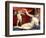 Venus and Cupid-Lorenzo Lotto-Framed Art Print