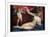 Venus and Cupid-Lorenzo Lotto-Framed Premium Giclee Print