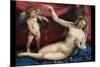 Venus and Cupid-Lorenzo Lotto-Mounted Premium Giclee Print