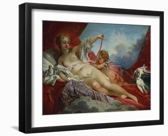 Venus and Cupid-Francois Boucher-Framed Giclee Print