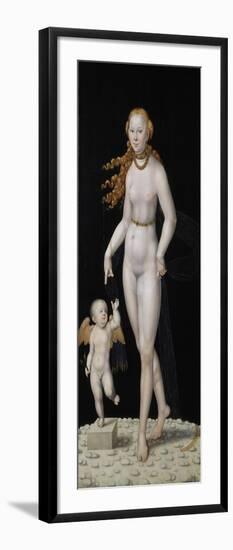 Venus and Cupid-Lucas Cranach the Younger-Framed Premium Giclee Print