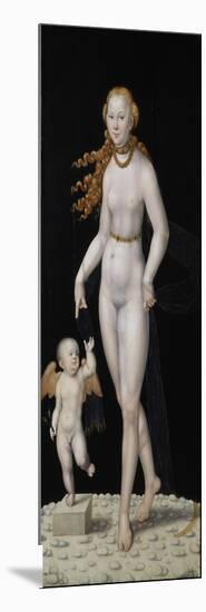 Venus and Cupid-Lucas Cranach the Younger-Mounted Giclee Print