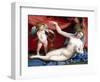 Venus and Cupid-Lorenzo Lotto-Framed Giclee Print