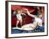 Venus and Cupid-Lorenzo Lotto-Framed Giclee Print