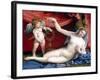 Venus and Cupid-Lorenzo Lotto-Framed Giclee Print