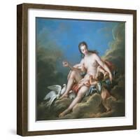 Venus and Cupid-Francois Boucher-Framed Giclee Print