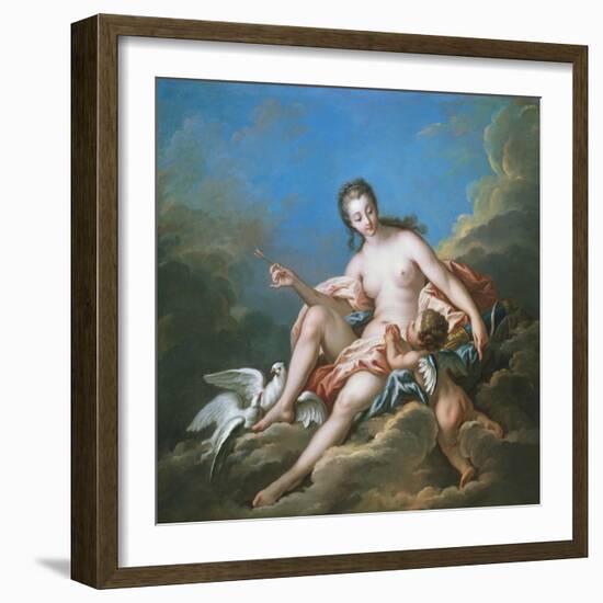 Venus and Cupid-Francois Boucher-Framed Giclee Print