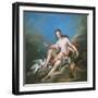 Venus and Cupid-Francois Boucher-Framed Giclee Print