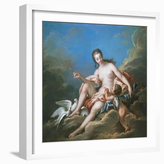 Venus and Cupid-Francois Boucher-Framed Giclee Print