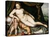 Venus and Cupid-Frans Floris the Elder-Stretched Canvas