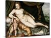 Venus and Cupid-Frans Floris the Elder-Stretched Canvas