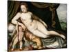 Venus and Cupid-Frans Floris the Elder-Stretched Canvas