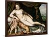 Venus and Cupid-Frans Floris the Elder-Framed Giclee Print