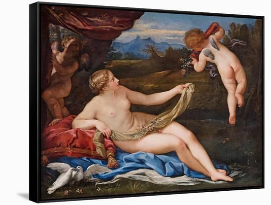 Venus and Cupid-Carlo Maratta-Framed Stretched Canvas