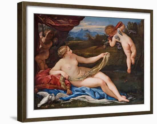 Venus and Cupid-Carlo Maratta-Framed Giclee Print