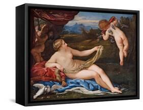 Venus and Cupid-Carlo Maratta-Framed Stretched Canvas